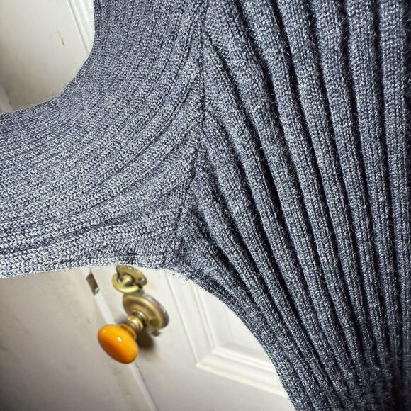 Vtg Nordstrom Preview SZ L Womens 100% Merino Mock Turtleneck Sweater Career - Picture 4 of 10